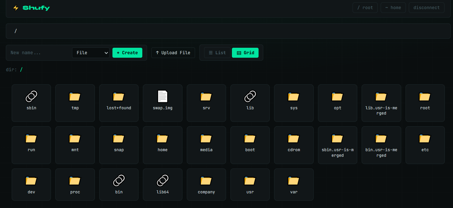 Shufy Grid View